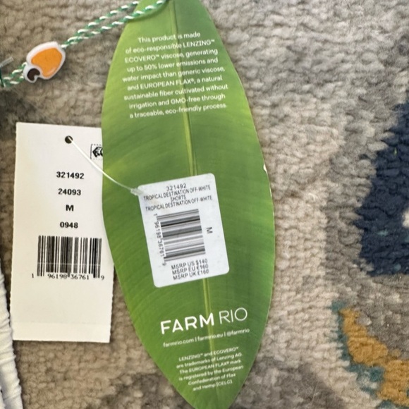 NWT FARM RIO TROPICAL SHORTS - Picture 7 of 10